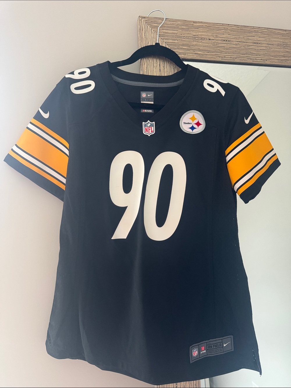T.J. Watt Pittsburgh Steelers Nike Women's Game Jersey - Black - Size Large